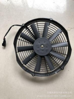 工程机械液压油散热解决方案：12寸吸风冷凝风机电子扇选型指南